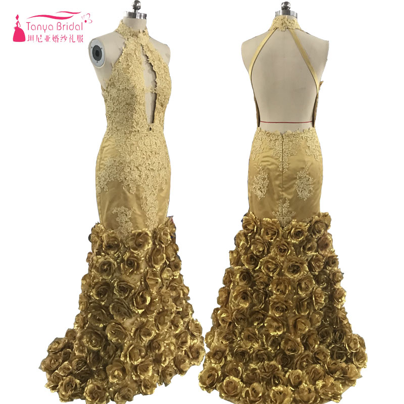 Black and Gold and Bronze Prom Dresses